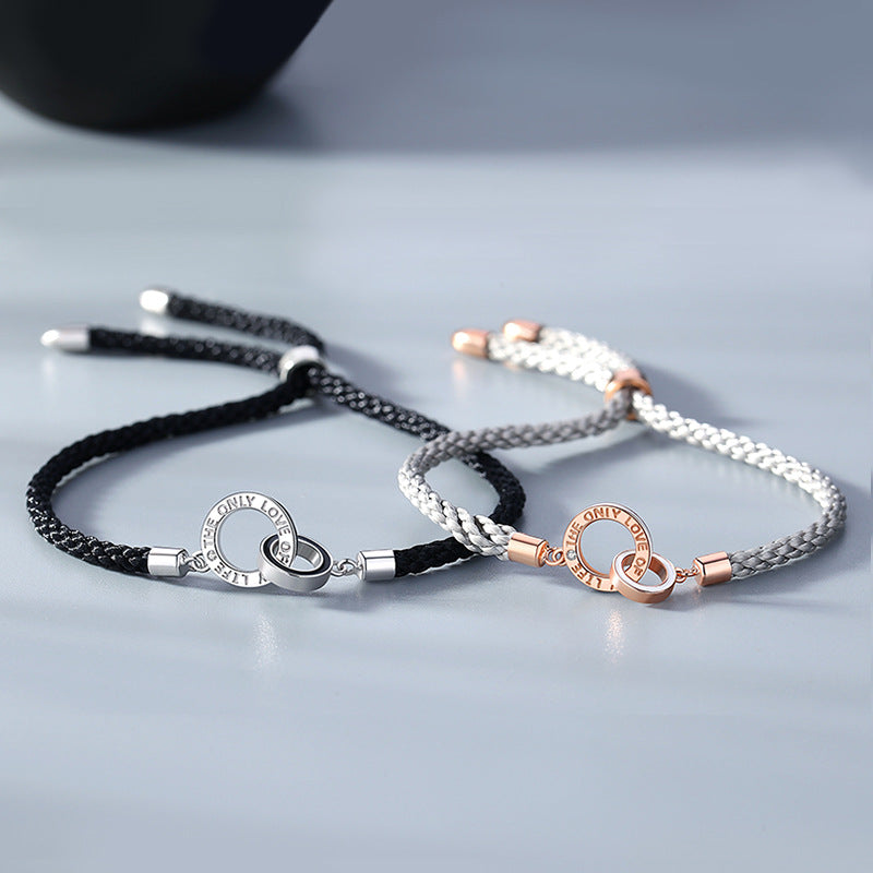 ペアブレスレット シンプル S925製【NSPB3】 ブレスレット Nicoiro Official Store ペアルック.