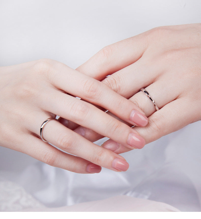 ペアリング シンプル ねじれ S925製【NSPR32】 指輪 Nicoiro Official Store ペアルック.