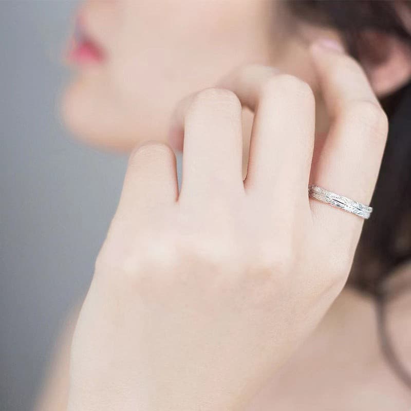 ペアリング 羽 S925製【NSPR56】 指輪 Nicoiro Official Store ペアルック.