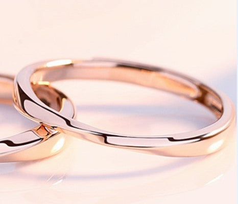 ペアリング ねじれ ピンクゴールド S925製 【NSPR52】 指輪 Nicoiro Official Store ペアルック.