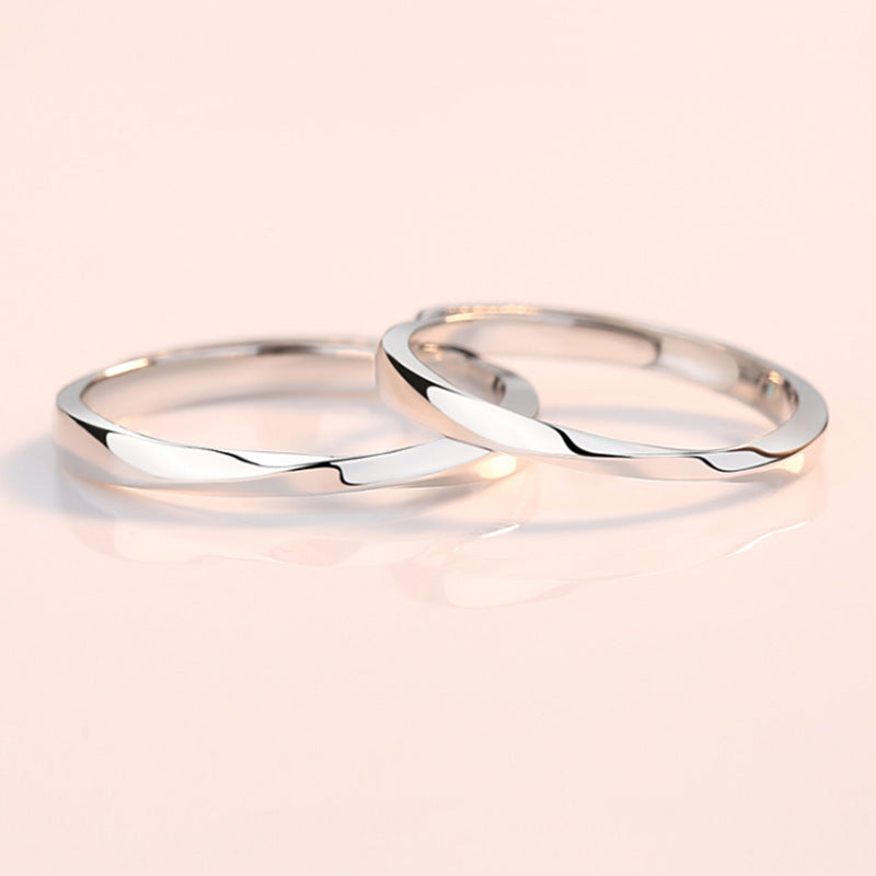 ペアリング シンプル ねじれ S925製【NSPR32】 指輪 Nicoiro Official Store ペアルック.