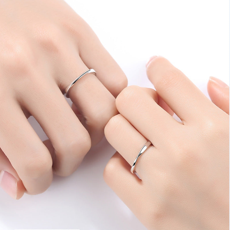 ペアリング シンプル ねじれ S925製【NSPR32】 指輪 Nicoiro Official Store ペアルック.