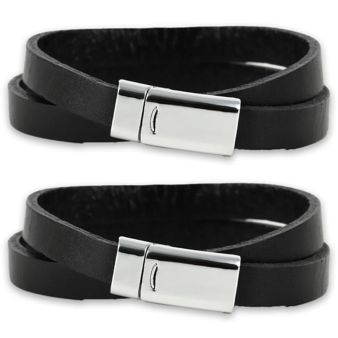 ペアブレスレット 圧倒的コスパ 本革【NOPB1】 ブレスレット Nicoiro Official Store ペアルック.