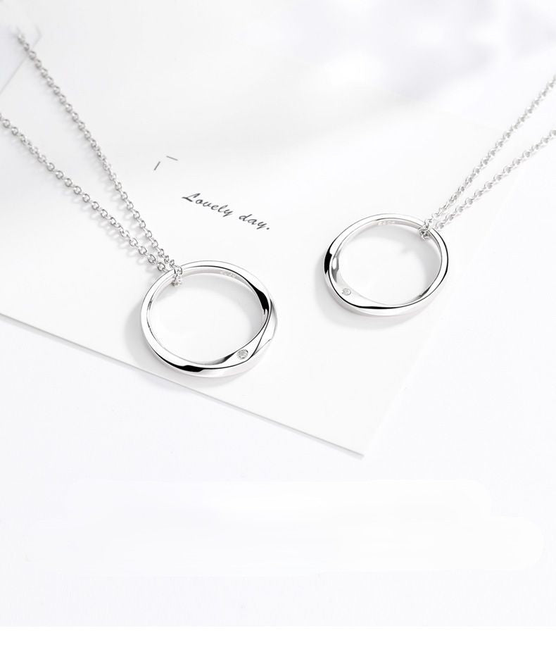 ペアネックレス リング S925製【NSPN8】 ネックレス Nicoiro Official Store ペアルック.