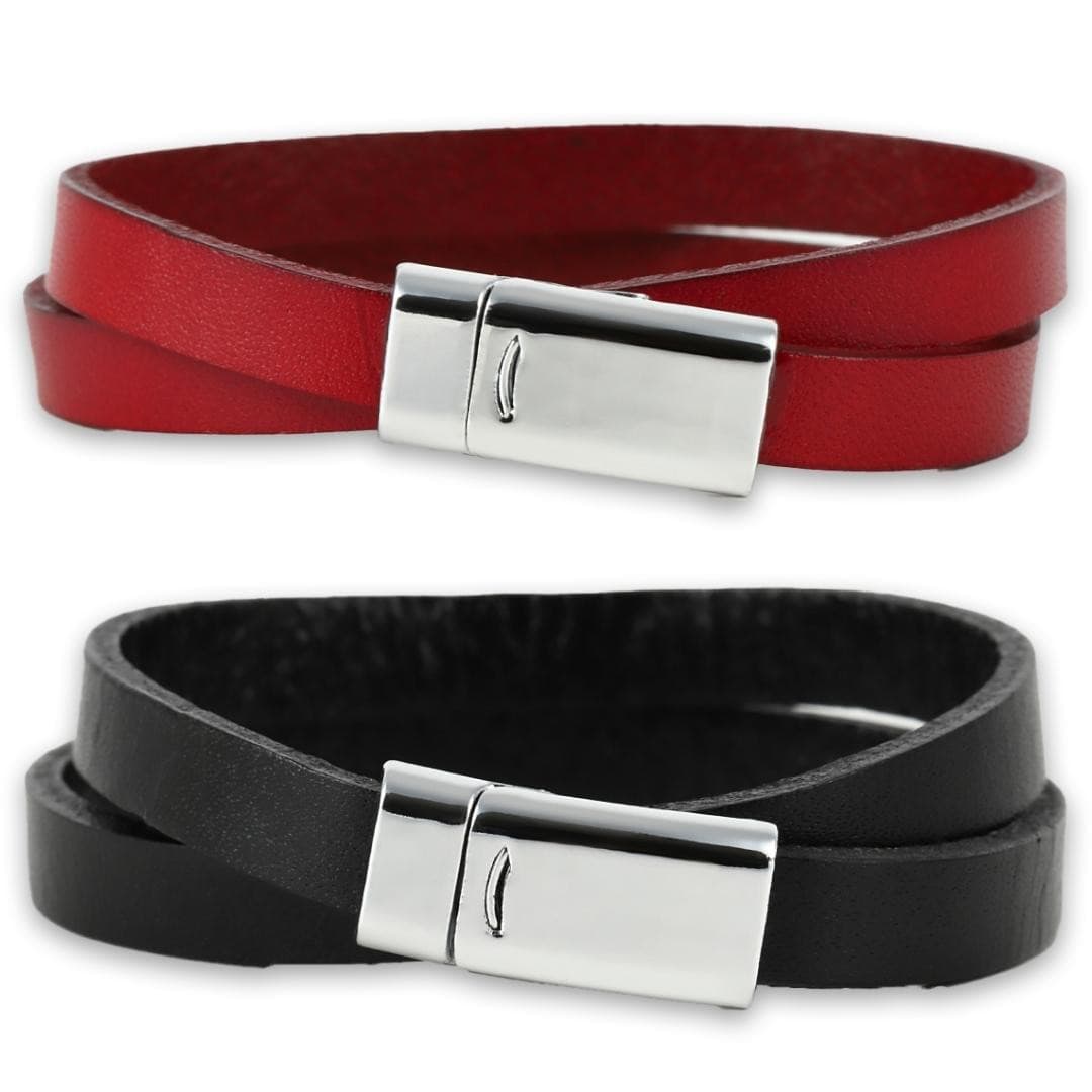 ペアブレスレット 圧倒的コスパ 本革【NOPB1】 ブレスレット Nicoiro Official Store ペアルック.