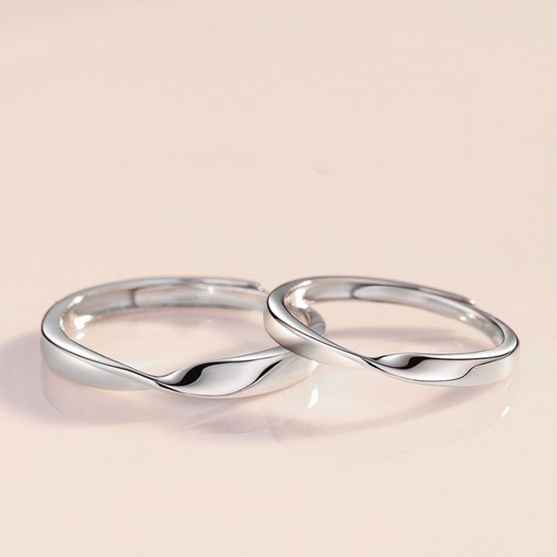 ペアリング ひねり メビウスリング S925製【NSPR74】 指輪 Nicoiro Official Store ペアルック.