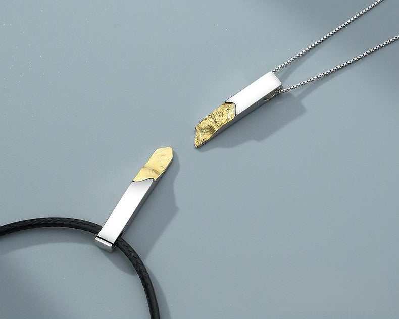 ペアネックレス スティック S925製【NSPN12】 ネックレス Nicoiro Official Store ペアルック.