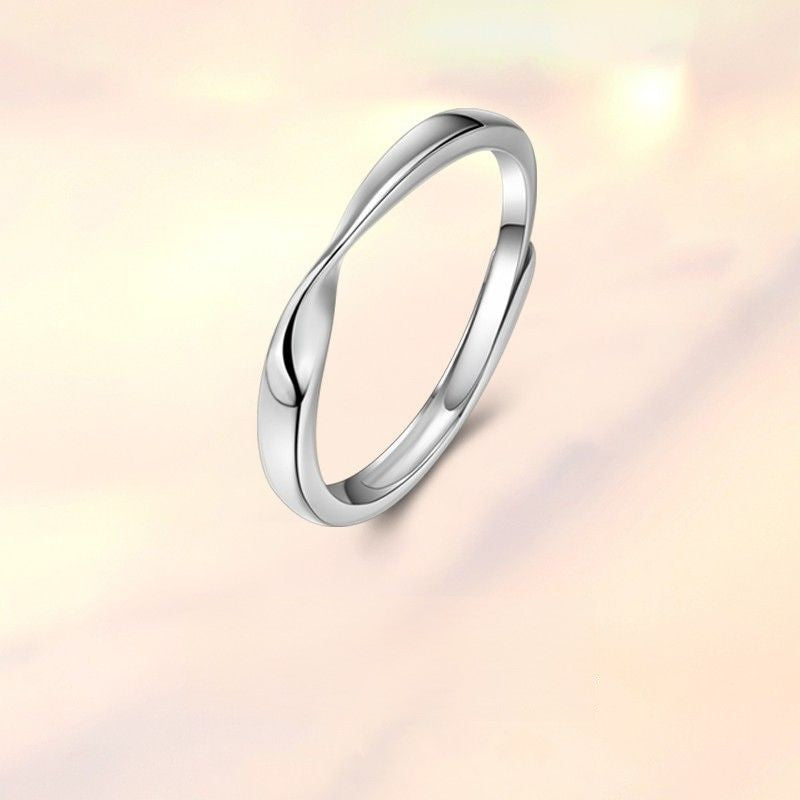 ペアリング ひねり メビウスリング S925製【NSPR74】 指輪 Nicoiro Official Store ペアルック.