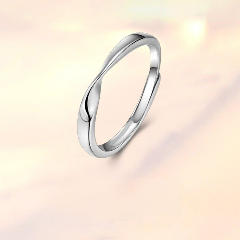 ペアリング ひねり メビウスリング S925製【NSPR74】 指輪 Nicoiro Official Store ペアルック.