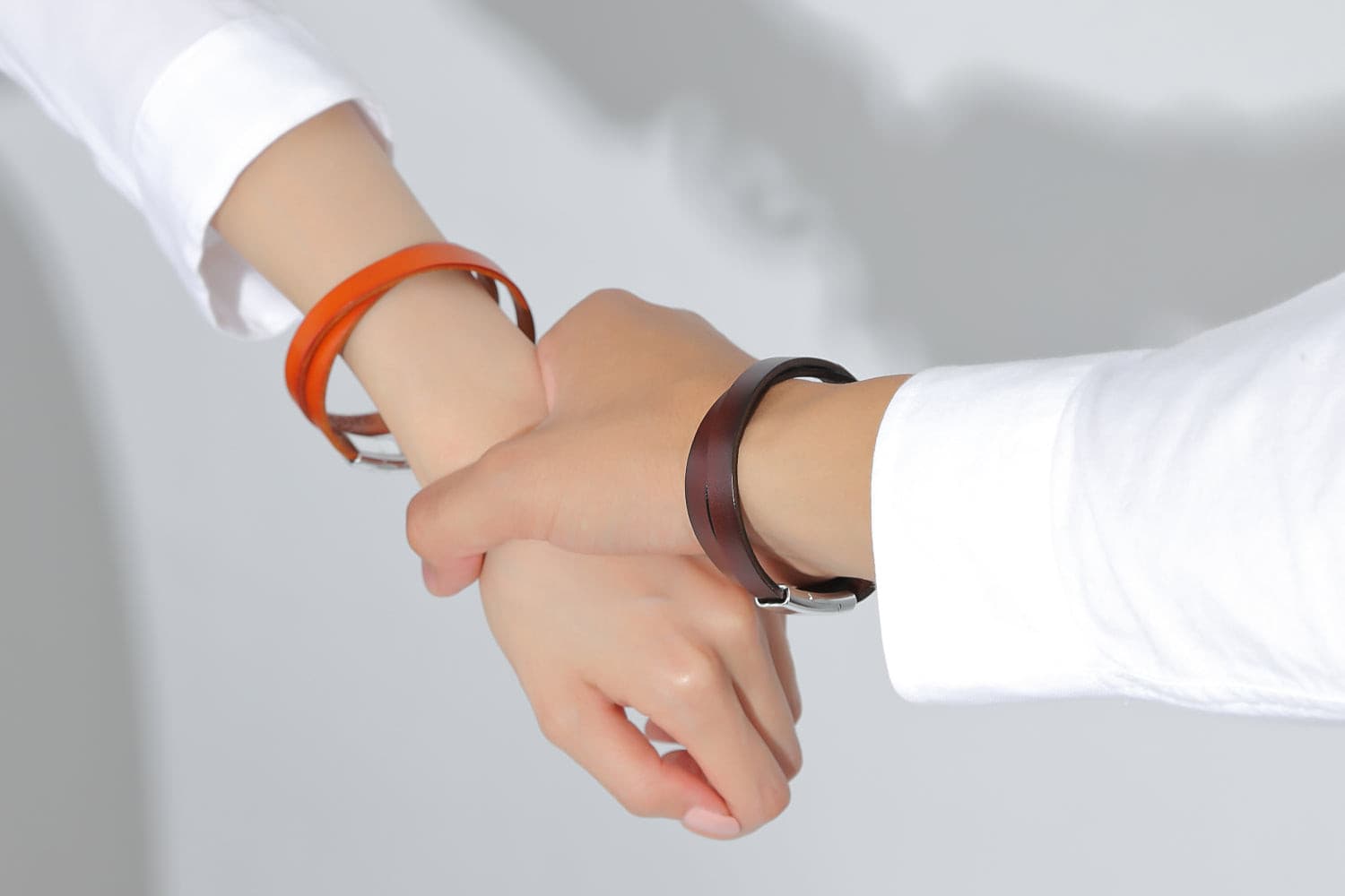 ペアブレスレット 圧倒的コスパ 本革【NOPB1】 ブレスレット Nicoiro Official Store ペアルック.