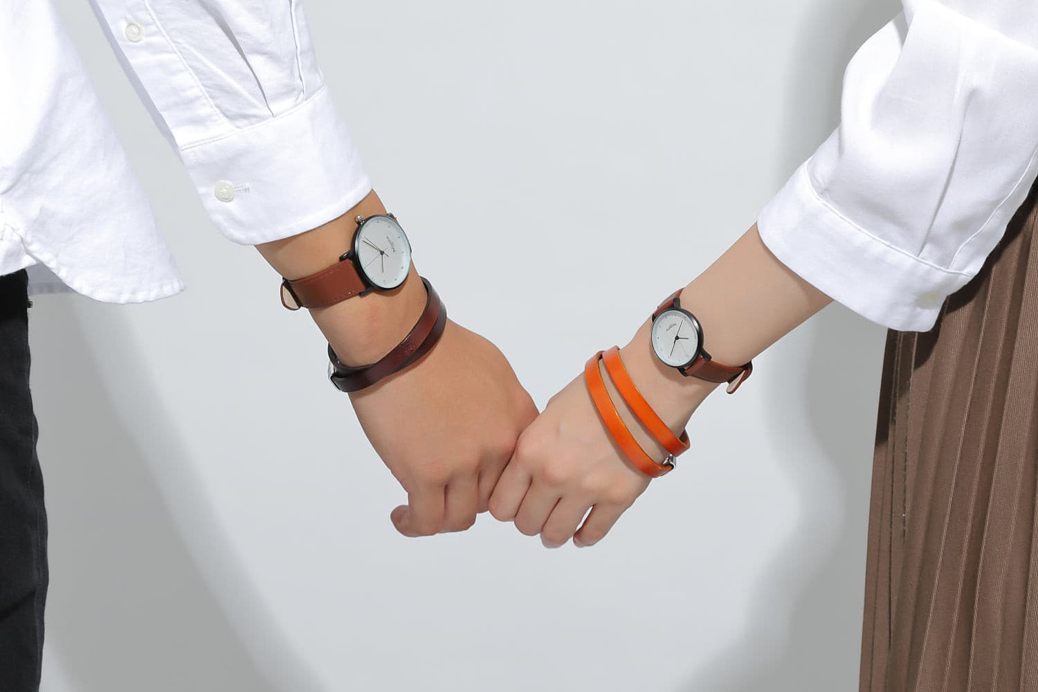 ペアブレスレット 圧倒的コスパ 本革【NOPB1】 ブレスレット Nicoiro Official Store ペアルック.