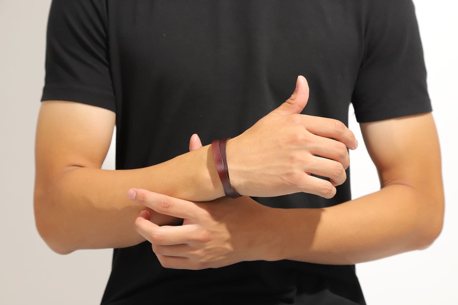 ペアブレスレット 圧倒的コスパ 本革【NOPB1】 ブレスレット Nicoiro Official Store ペアルック.