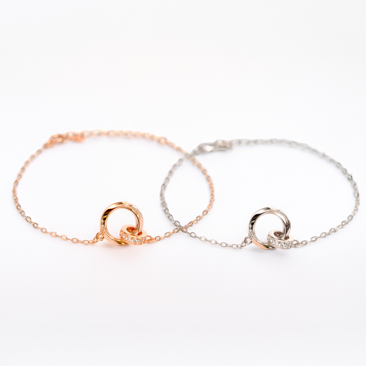 ペアブレスレット メビウス S925製【NOPB2】