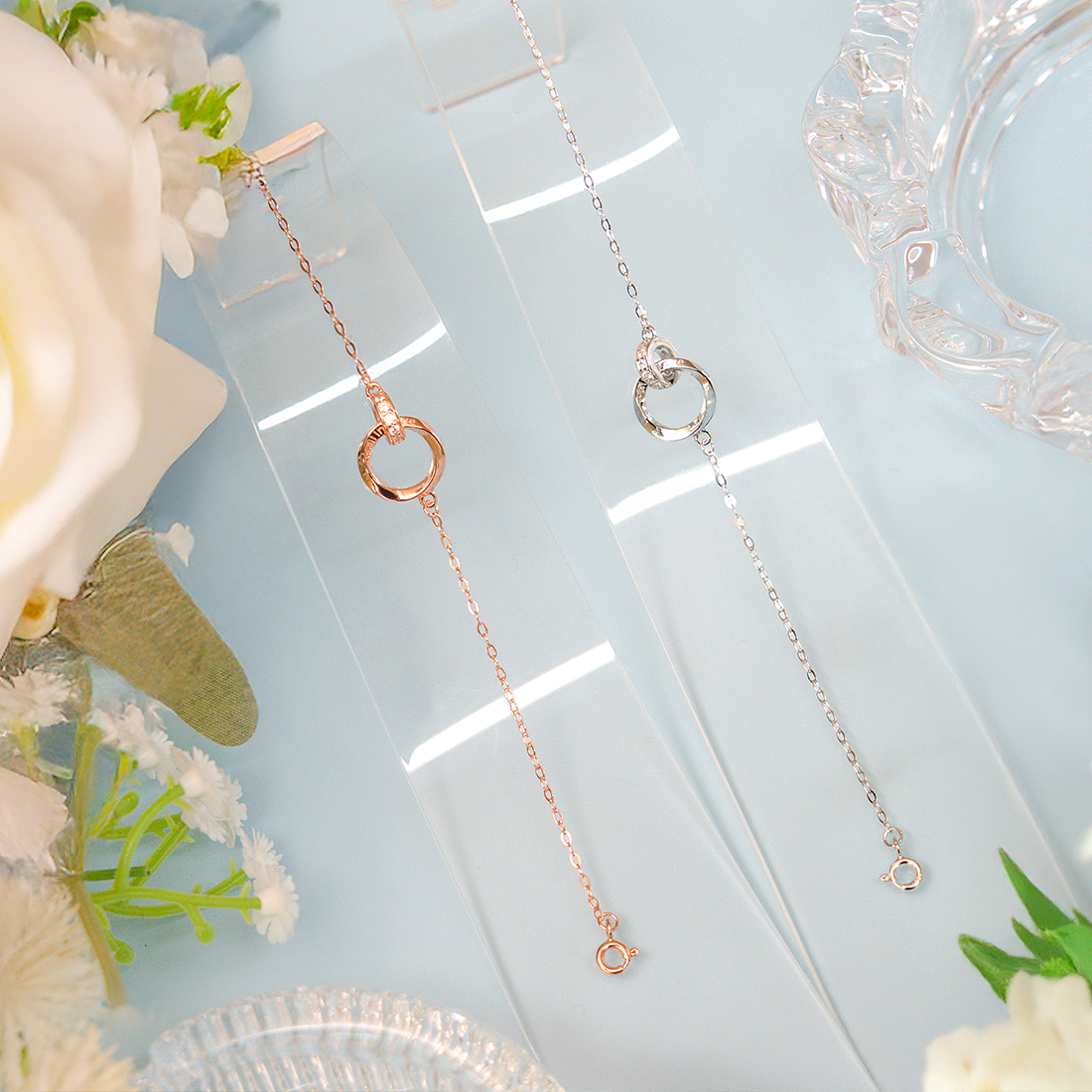 ペアブレスレット メビウス S925製【NOPB2】