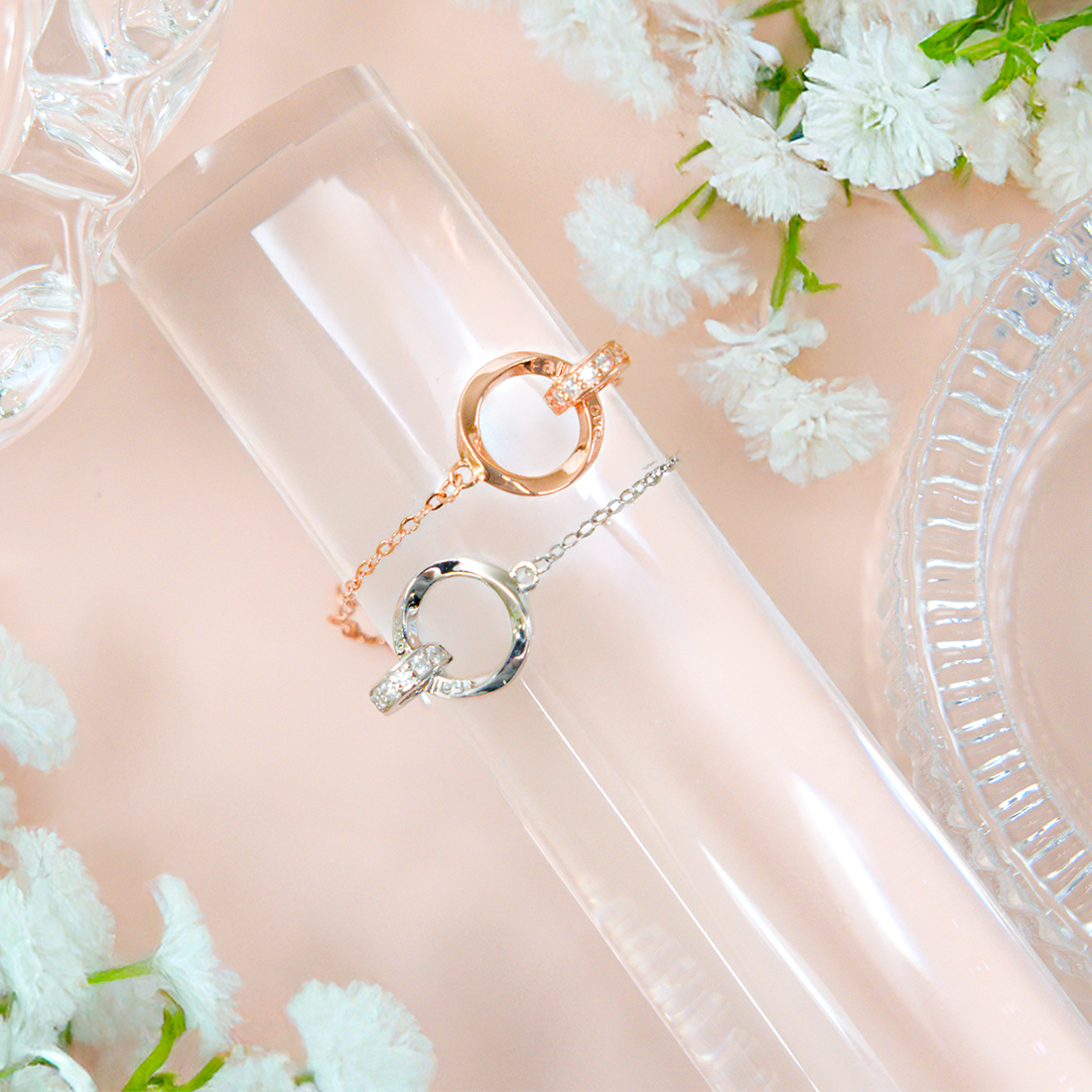 ペアブレスレット メビウス S925製【NOPB2】