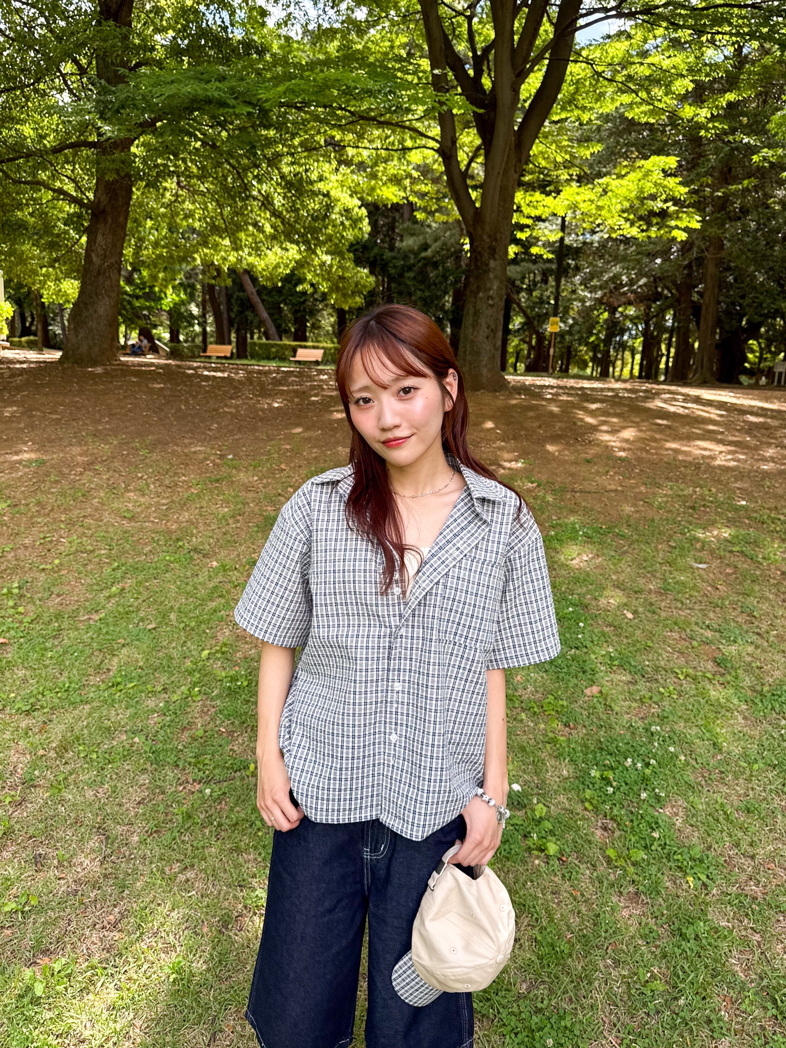 Back Heart Check Shirt【MS26CK01】