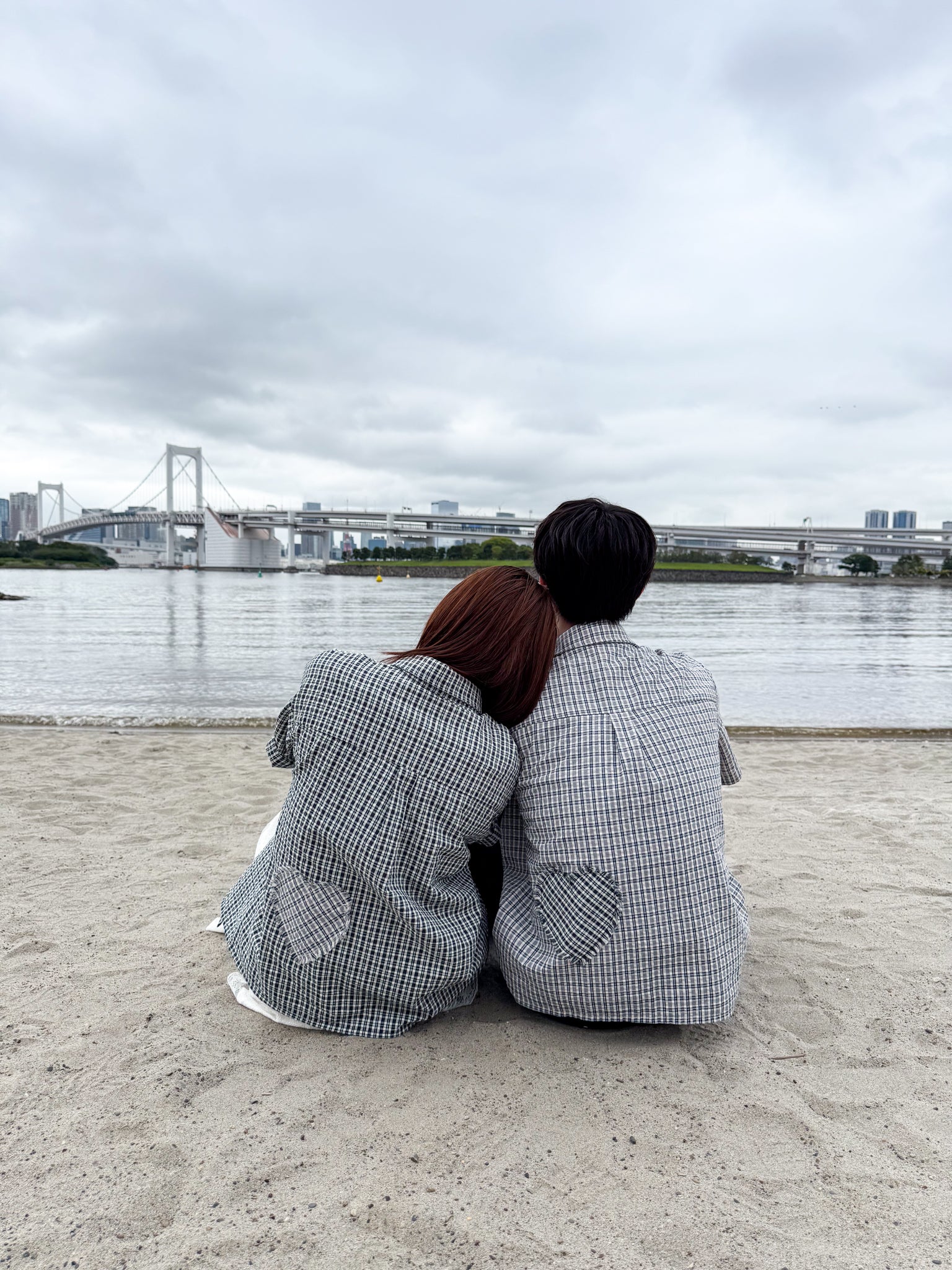 Back Heart Check Shirt【MS26CK01】