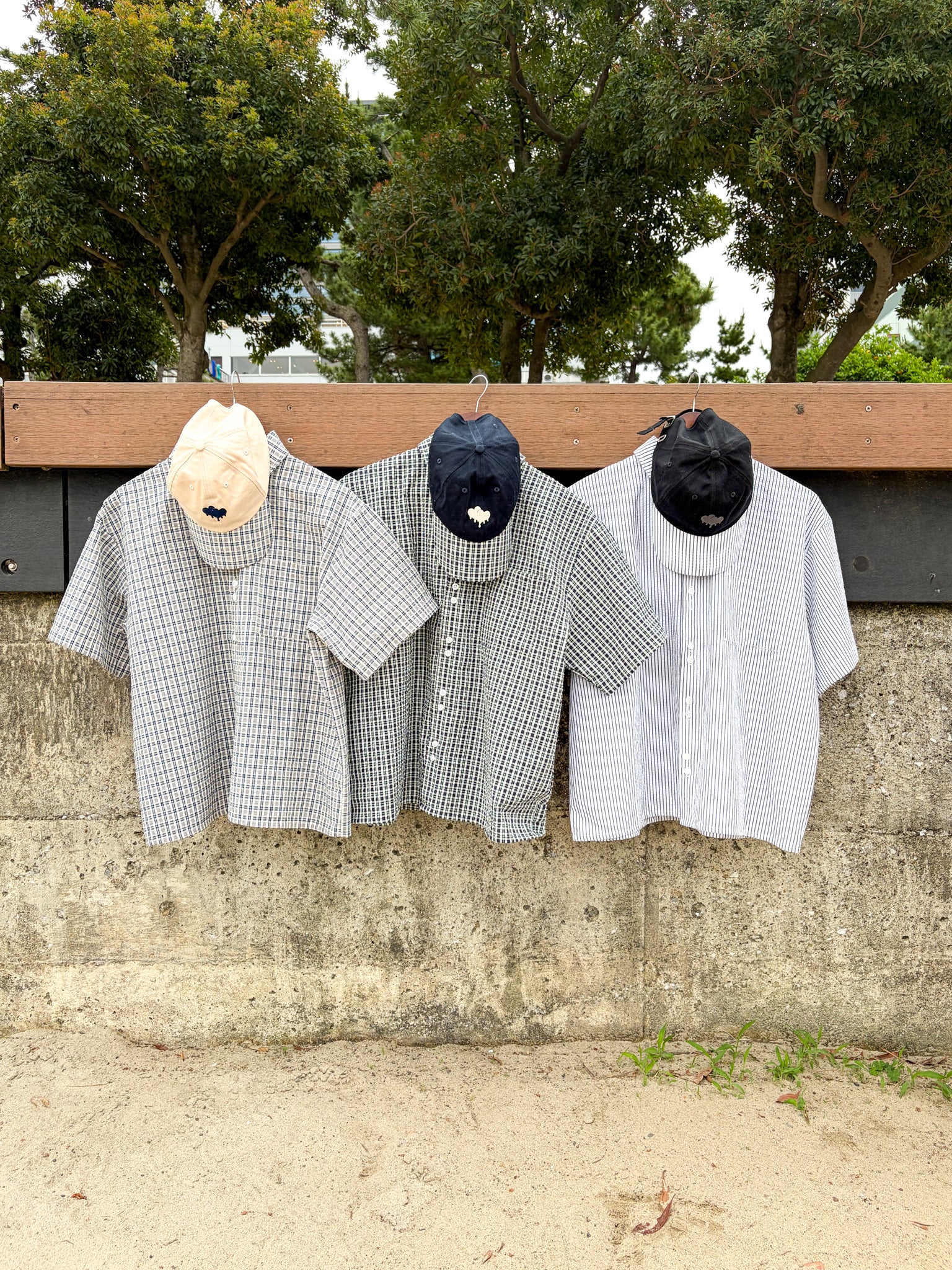 Back Heart Check Shirt【MS26CK01】