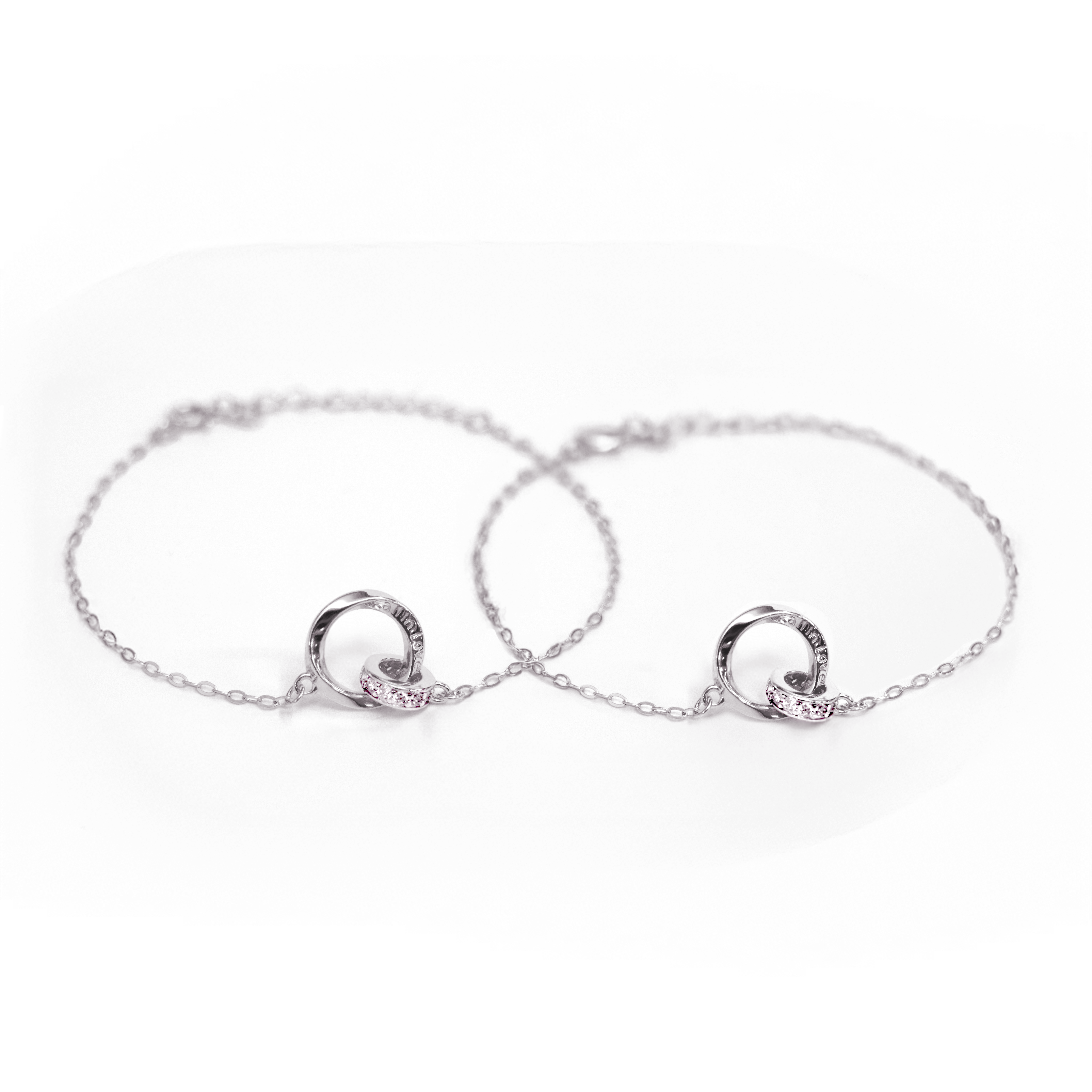 ペアブレスレット メビウス S925製【NOPB2】