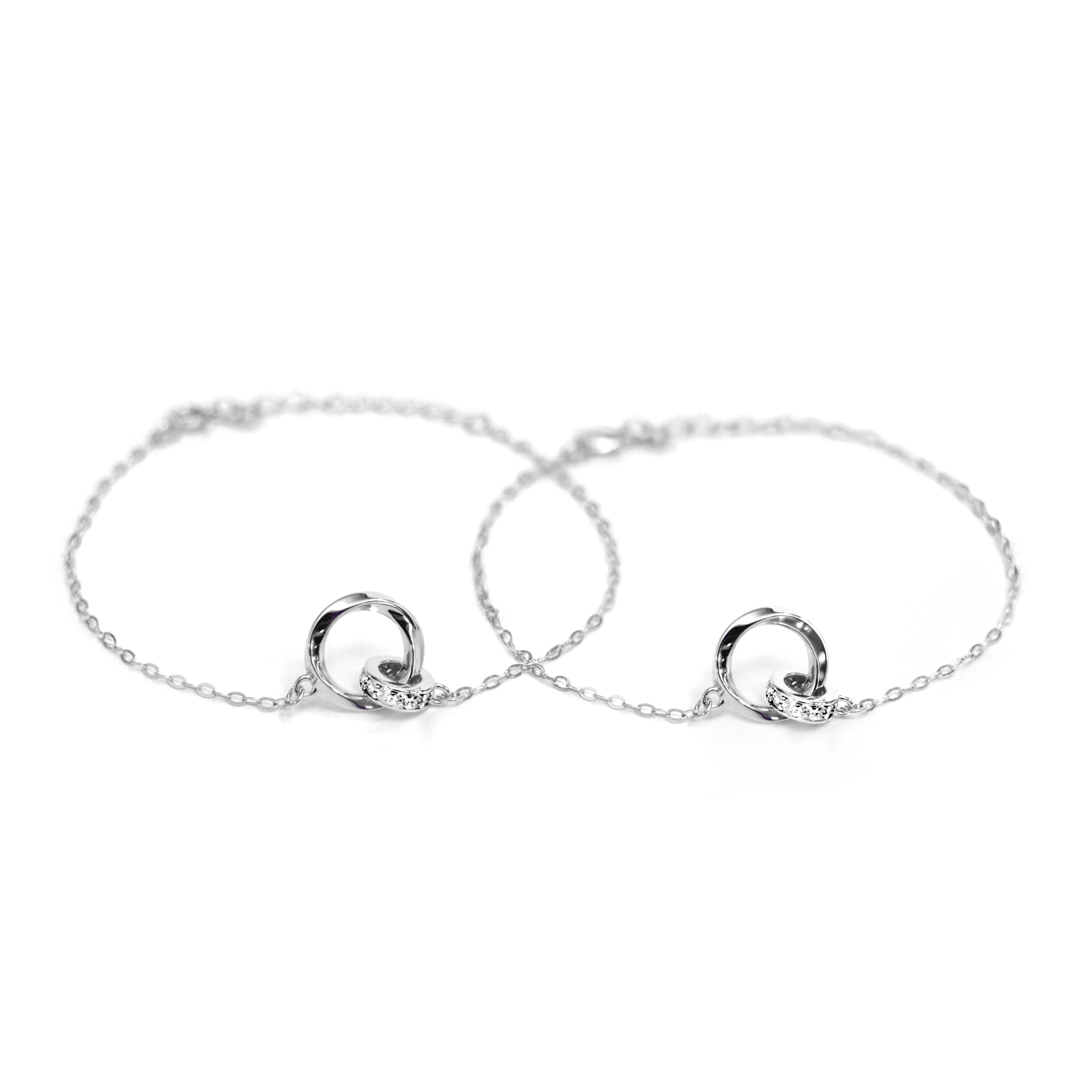 ペアブレスレット メビウス S925製【NOPB2】